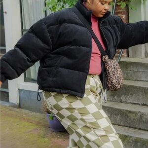 Lucy &Yak green checker chucks xl